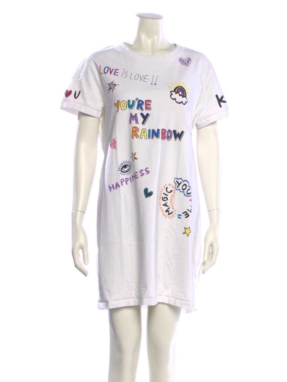 KENZO graphic print mini Dress